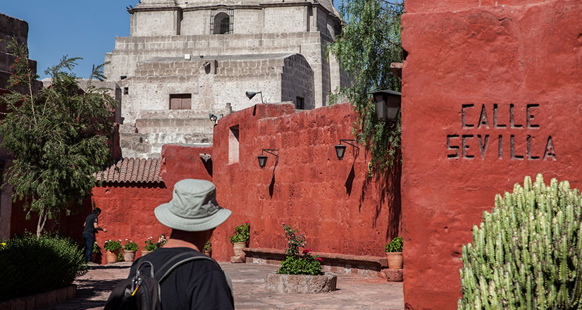 Main square of the city of Arequipa